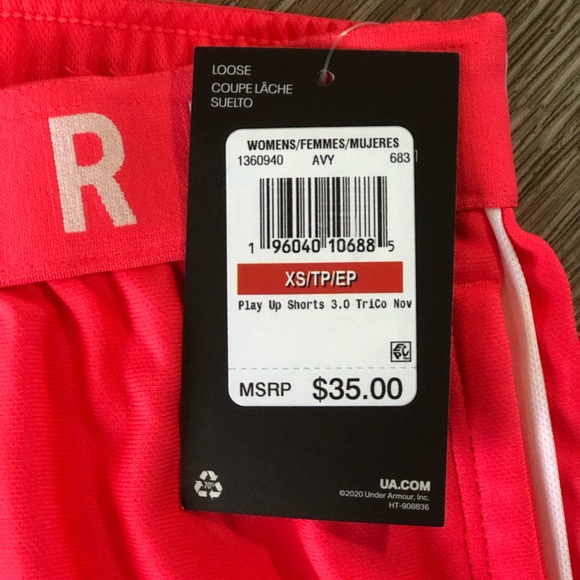 Pink Shock Under Armour Active Shorts - Picture 4 of 4